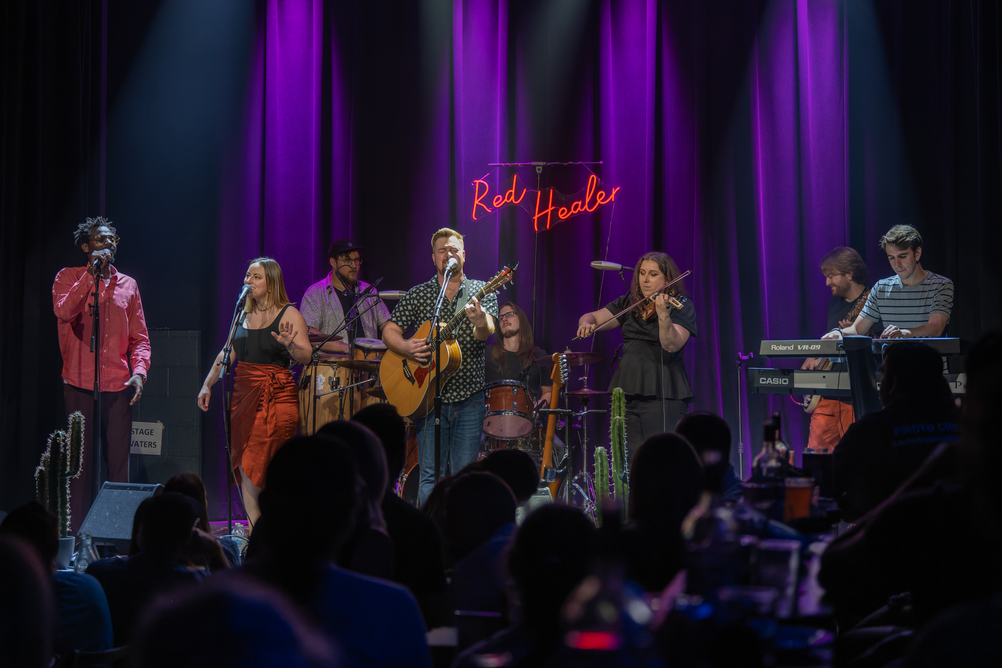 Red Healer Band performing live